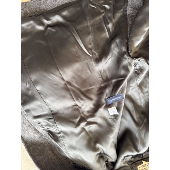 Banana Republic Gray Wool Blend  Coat XS Toggle Closure Pockets High Collar Warm - Picture 8 of 9